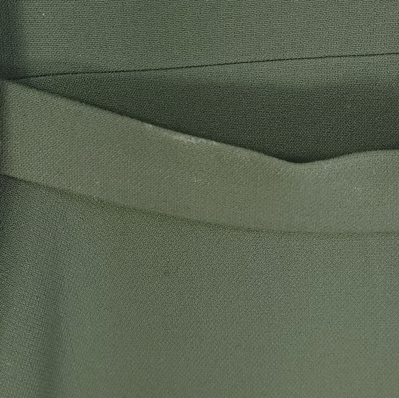 Vtg Lord & Taylor Coat Women's S? Faux Fur Collar Green Lined Retro Look - Picture 10 of 13